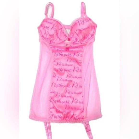 RARE!! 2015 Runway Victoria's Secret  garter slip VS Archives NEW W/ TAGS - Picture 2 of 4